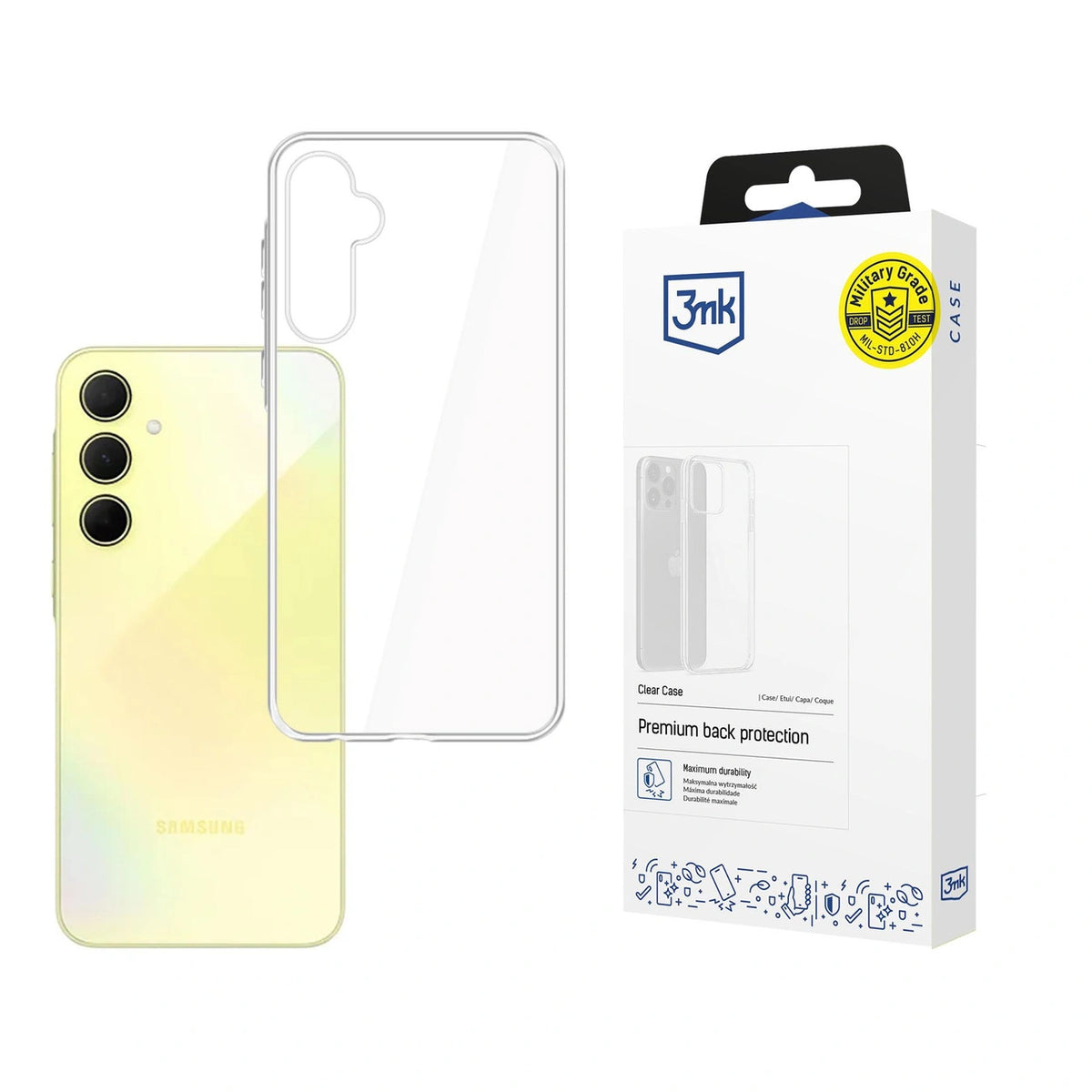 Etui 3mk Clear Case na Samsung Galaxy A35 5G - przezroczyste