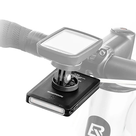Lampka rowerowa Rockbros JP008 przednia pod licznik z - czarna
