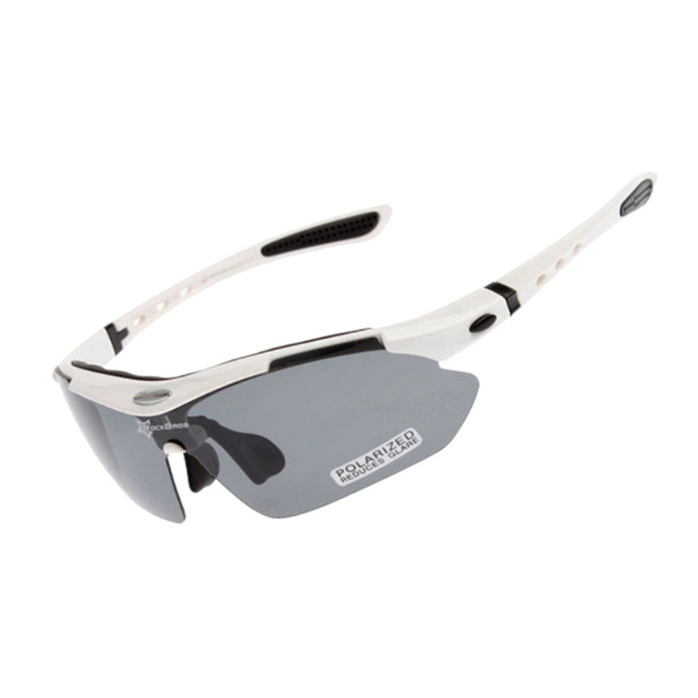 Okulary rowerowe Rockbros 10002 polaryzujące - białe – zdjęcie 4