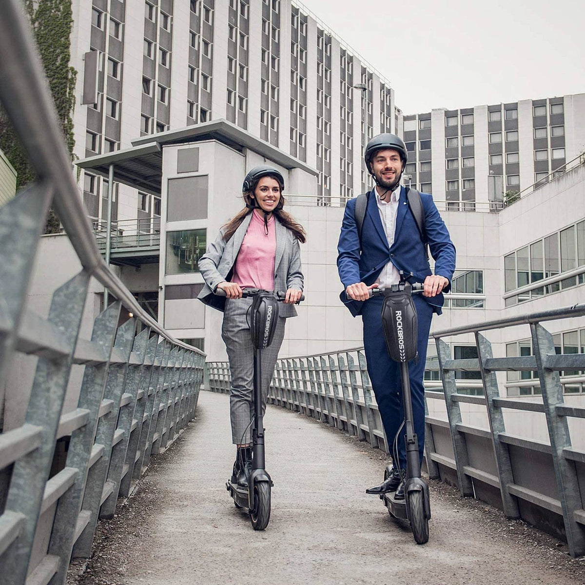 Torba rowerowa Rockbros B62 na kierownicę lub ramę 2 l - czarna – zdjęcie 9