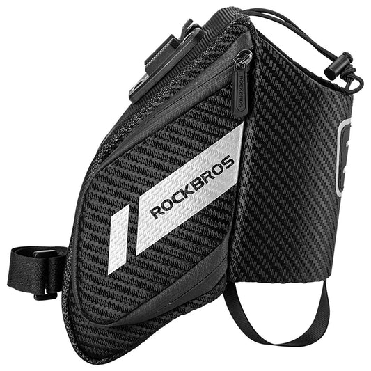 Torba rowerowa Rockbros C32BK podsiodłowa 1,5 l z na bidon - czarna