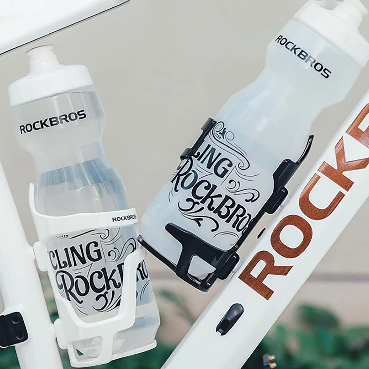 Uchwyt na bidon Rockbros 31210012001 rowerowy - czarny – zdjęcie 4