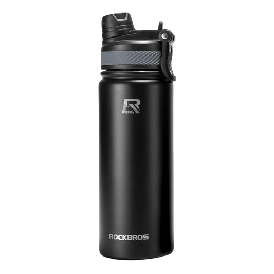 Bidon termiczny Rockbros 35210029001 rowerowy na napoje 550 ml - czarny