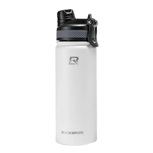 Bidon termiczny Rockbros 35210029005 rowerowy na napoje 550 ml - biały