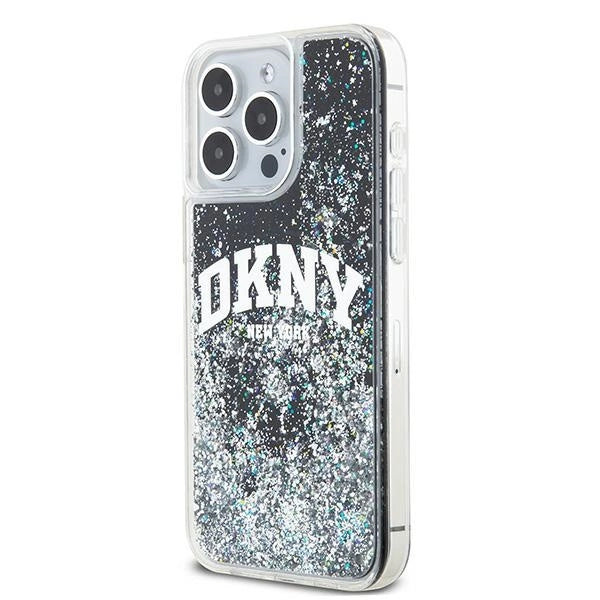 Etui DKNY Liquid Glitter Big Logo na iPhone 13 Pro Max - czarne – zdjęcie 2