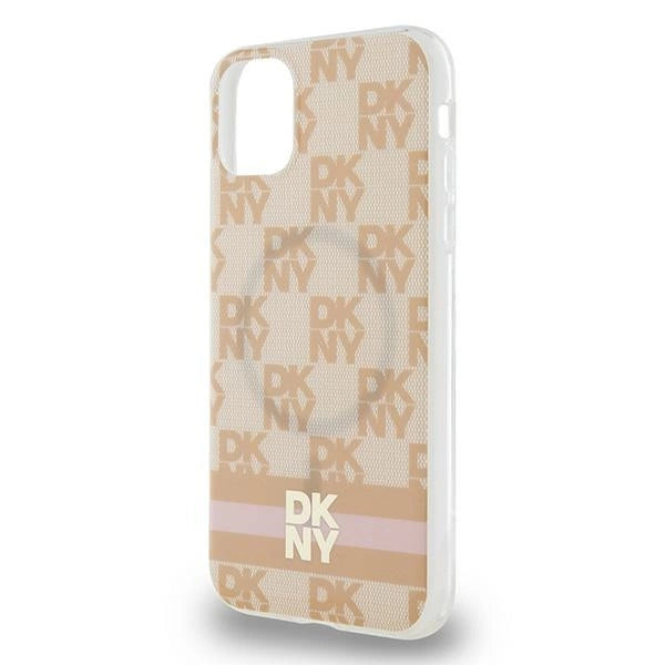 Etui DKNY IML Checkered Mono Pattern & Printed na iPhone 11 / Xr - różowe – zdjęcie 6