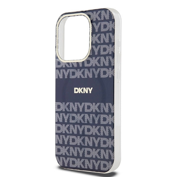 Etui DKNY IML Mono & Stripe MagSafe na iPhone 15 Pro - niebieskie – zdjęcie 6