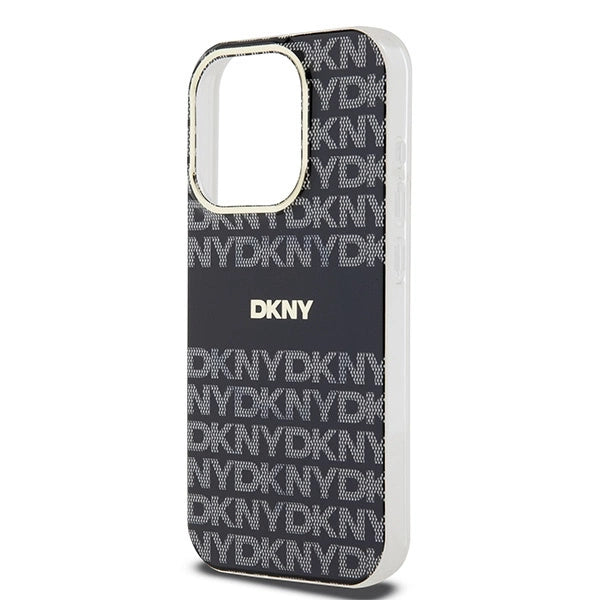 Etui DKNY IML Mono & Stripe MagSafe na iPhone 15 Pro Max - czarne – zdjęcie 6