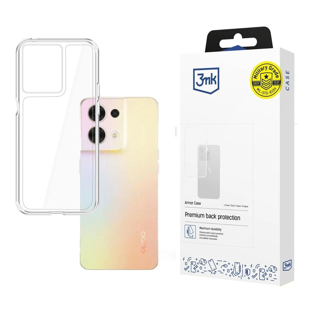 Etui 3mk Armor Case na Oppo Reno 8 5G - przezroczyste