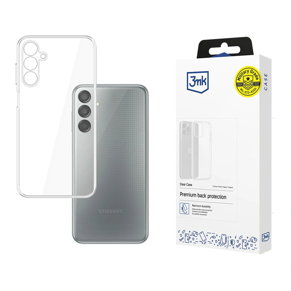 Etui 3mk Clear Case na Samsung Galaxy M15 5G - przezroczyste