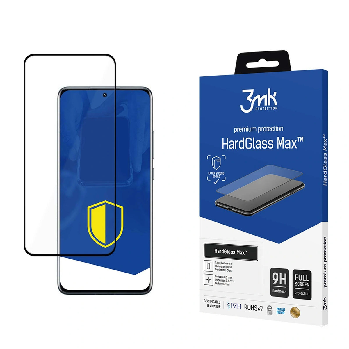 Szkło 9H 3mk HardGlass Max na Xiaomi 12 / 12X