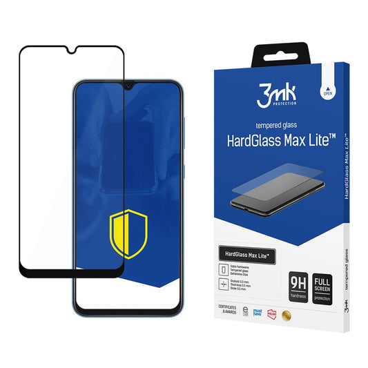 Szkło hartowane 3mk HardGlass Max Lite Black na Samsung Galaxy A30