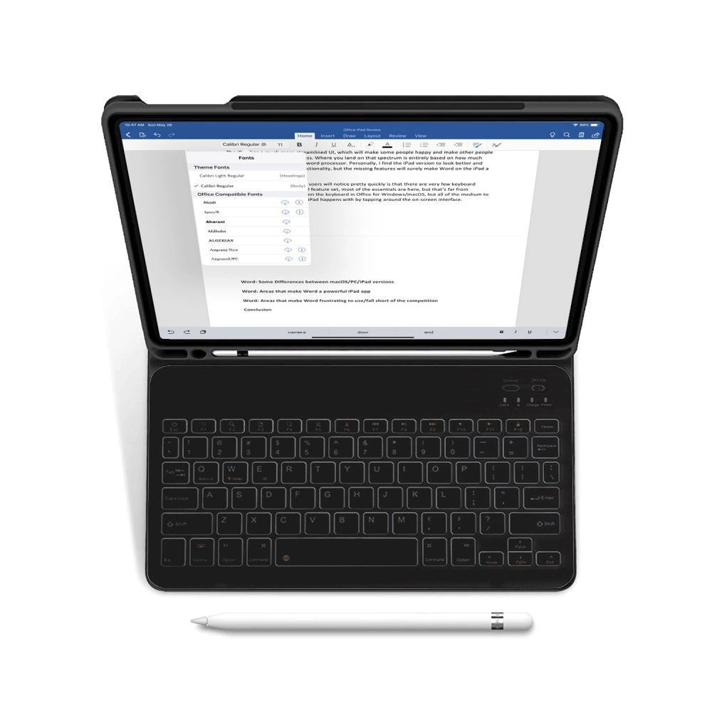 Etui Tech-Protect SC Pen + Keyboard z na iPad 10.9" 2022 - czarne – zdjęcie 2
