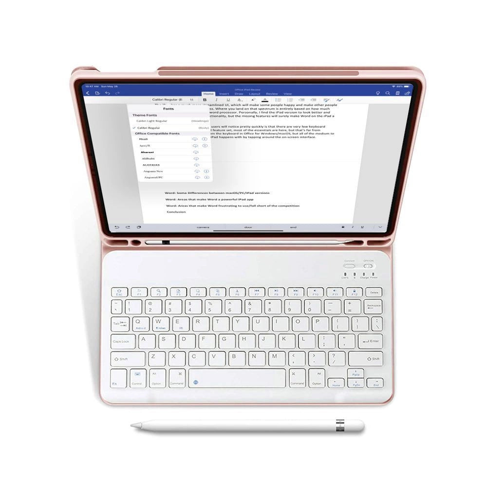 Etui Tech-Protect SC Pen + Keyboard z na iPad 10.9" 2022 - różowe – zdjęcie 2