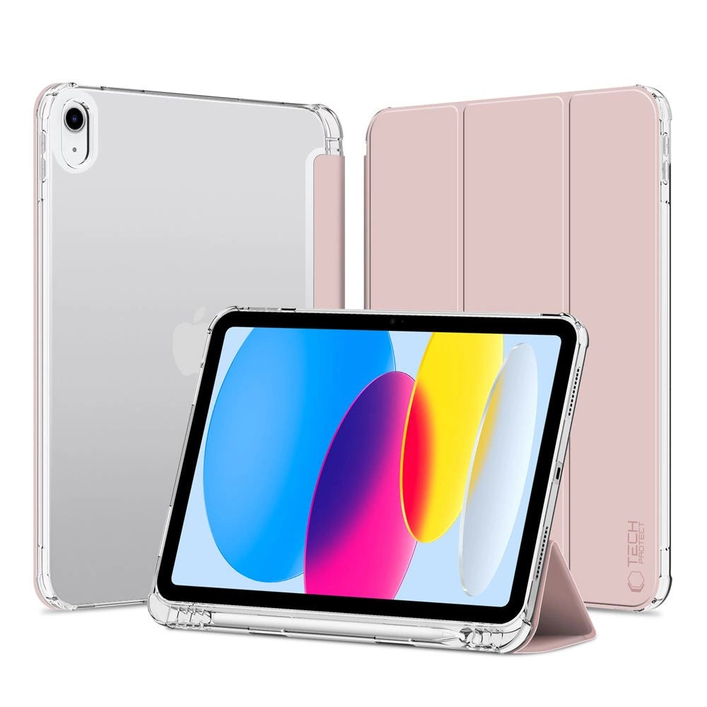 Etui Tech-Protect SC Pen Hybrid na iPad 10.9" 2022 - różowe