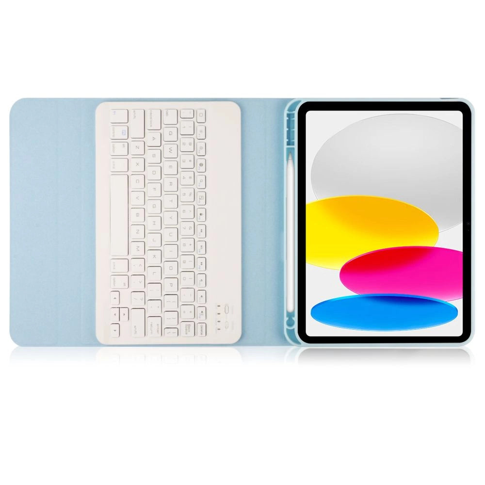 Etui Tech-Protect SC Pen + Keyboard z na iPad 10.9" 2022 - jasnoniebieskie – zdjęcie 5