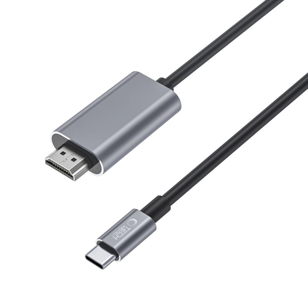 Kabel Tech-Protect UltraBoost USB-C / HDMI 4K 60Hz 2m - czarny – zdjęcie 3