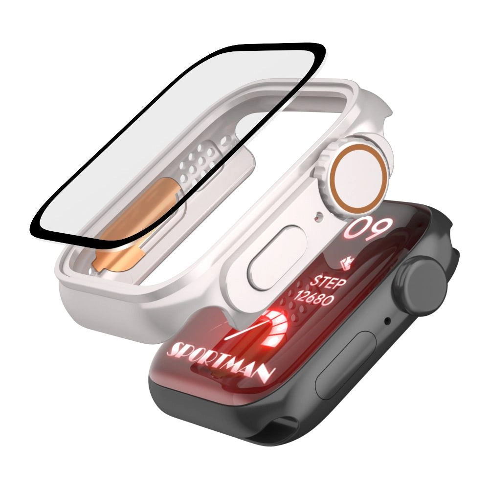 Etui Tech-Protect Defense360 na Apple Watch 44mm - tytanowo-pomarańczowe – zdjęcie 2