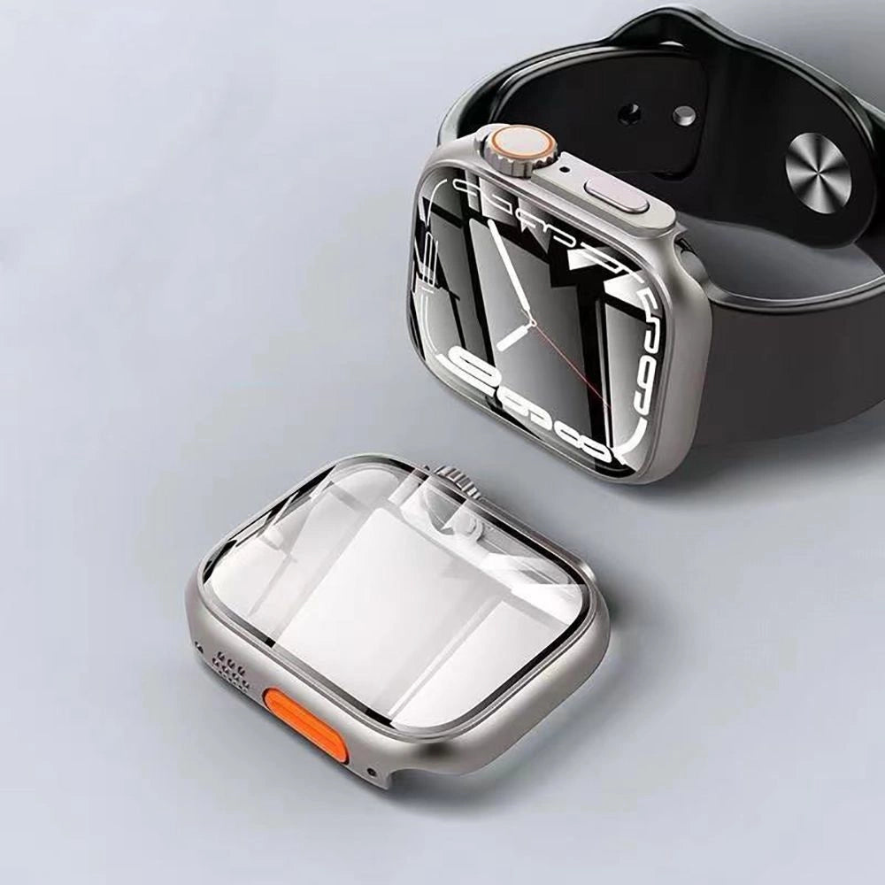 Etui Tech-Protect Defense360 na Apple Watch 44mm - tytanowo-pomarańczowe – zdjęcie 4