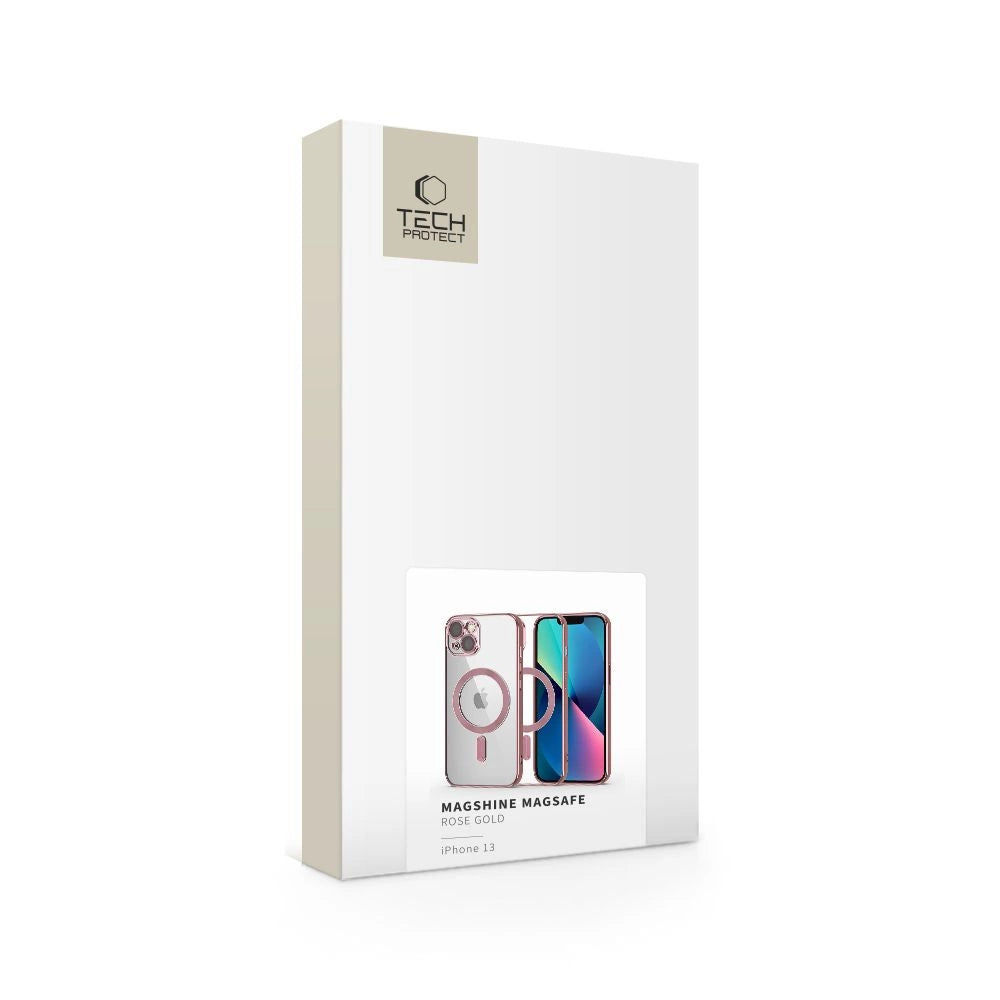 Etui Tech-Protect MagShine Line MagSafe na iPhone 13 - różowe – zdjęcie 7