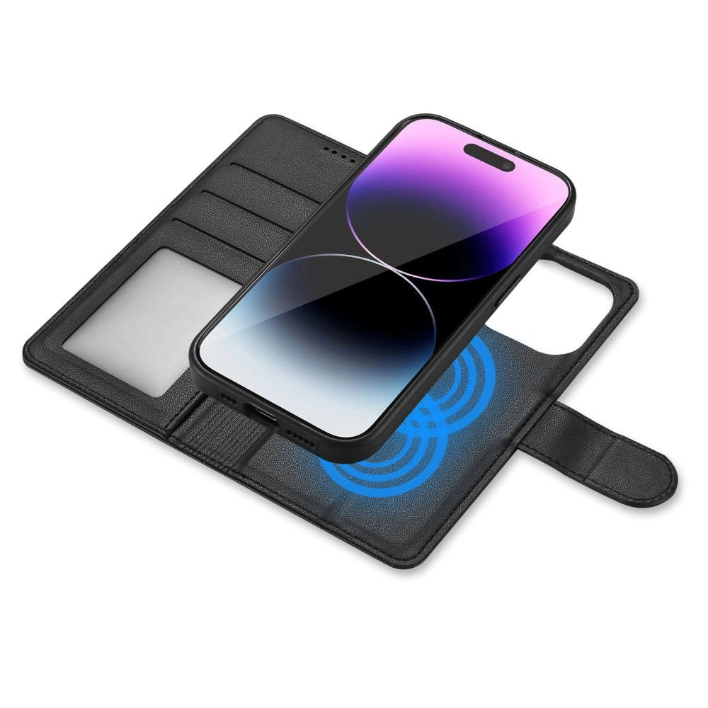 Etui Tech-Protect Wallet MagSafe na iPhone 13 - czarne – zdjęcie 5