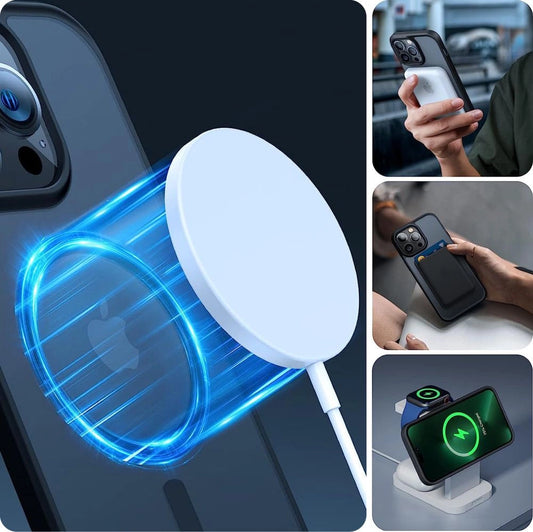Etui Tech-Protect MagMat MagSafe na iPhone 15 - czarny mat