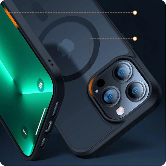 Etui Tech-Protect MagMat MagSafe na iPhone 15 Pro - czarny mat