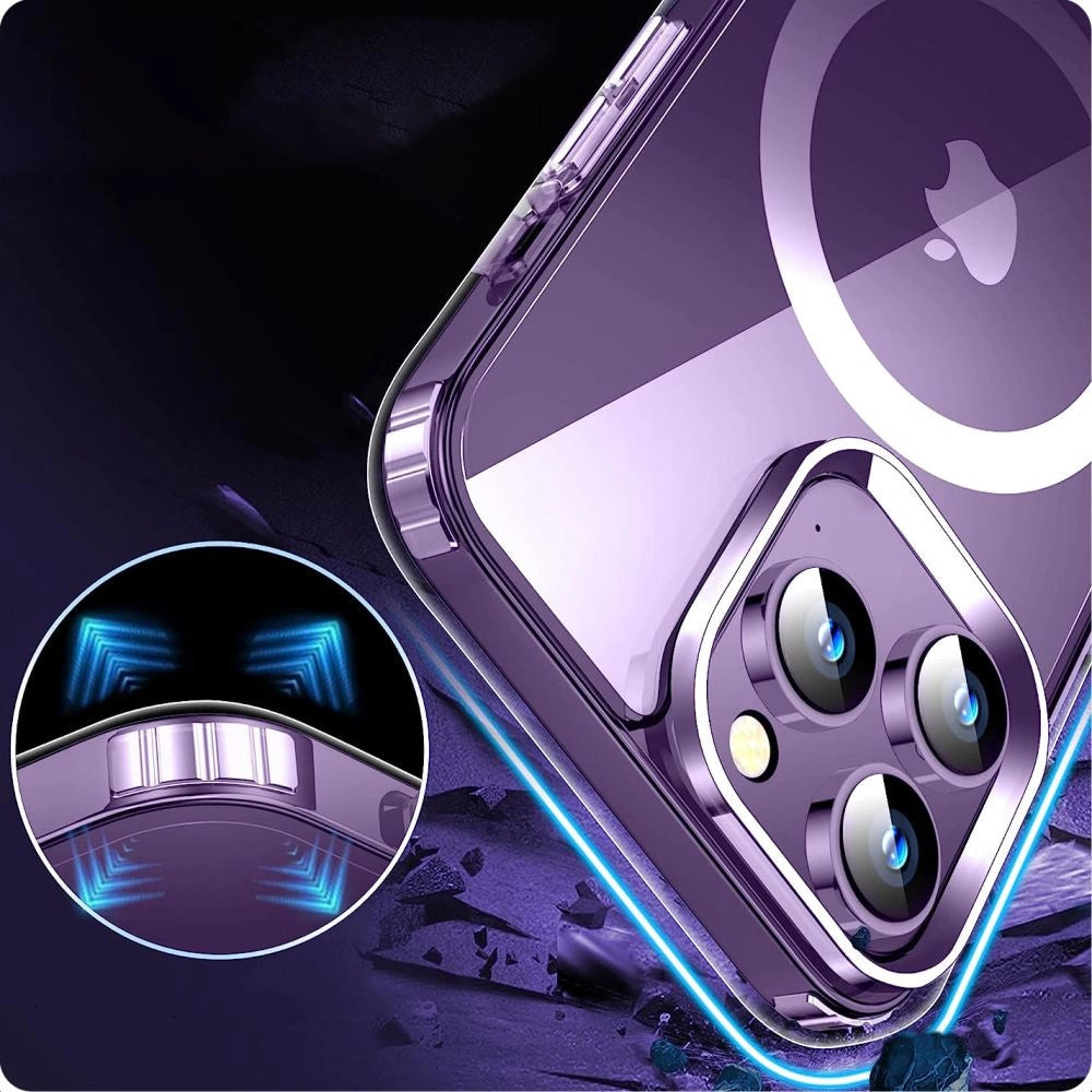 Etui Tech-Protect FlexAir Hybrid na iPhone 15 Pro Max - przezroczyste – zdjęcie 3