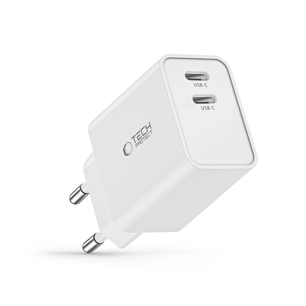 Ładowarka Tech-Protect C35W sieciowa 2x USB-C PD 35W - biała – zdjęcie 6