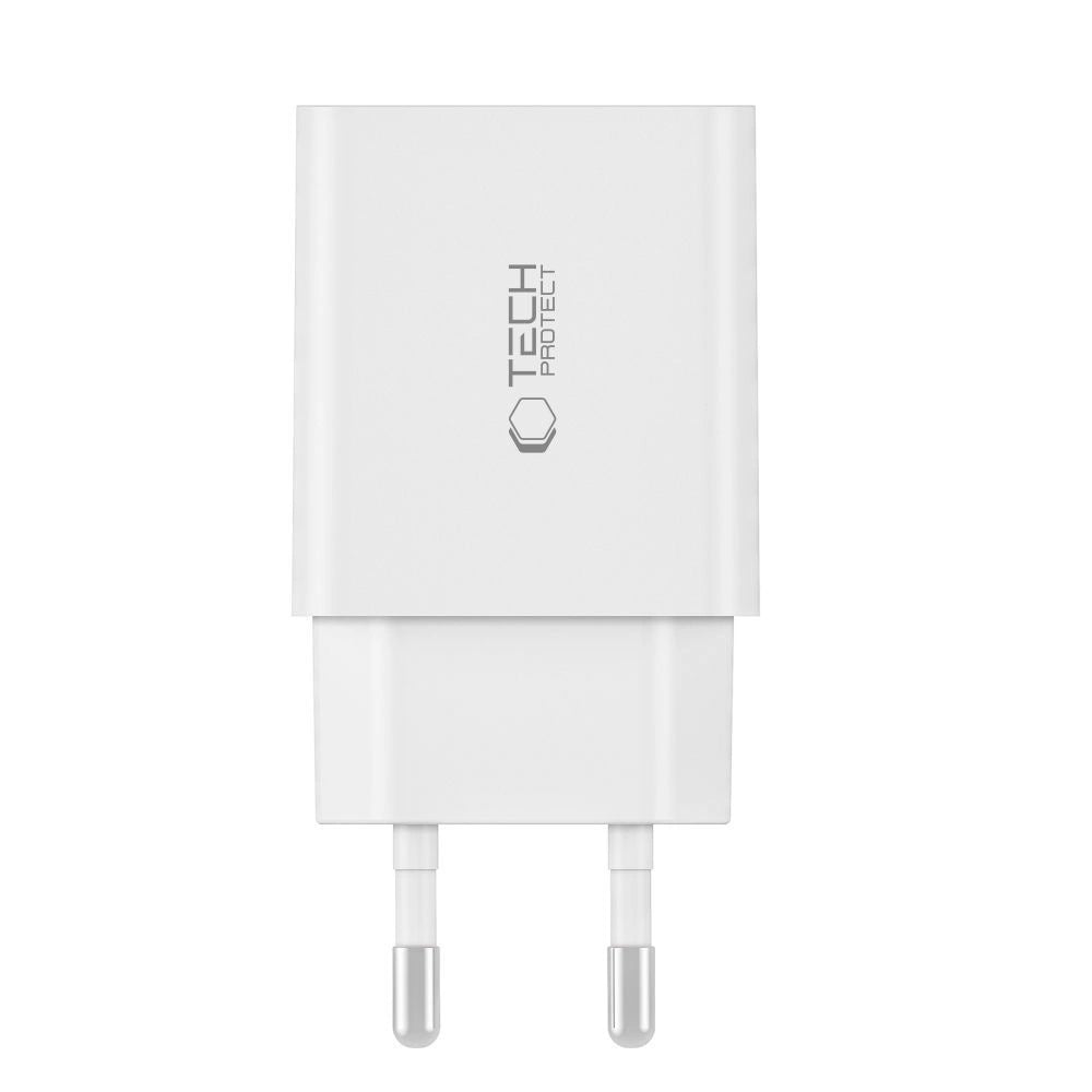 Ładowarka Tech-Protect C35W sieciowa 2x USB-C PD 35W - biała – zdjęcie 2
