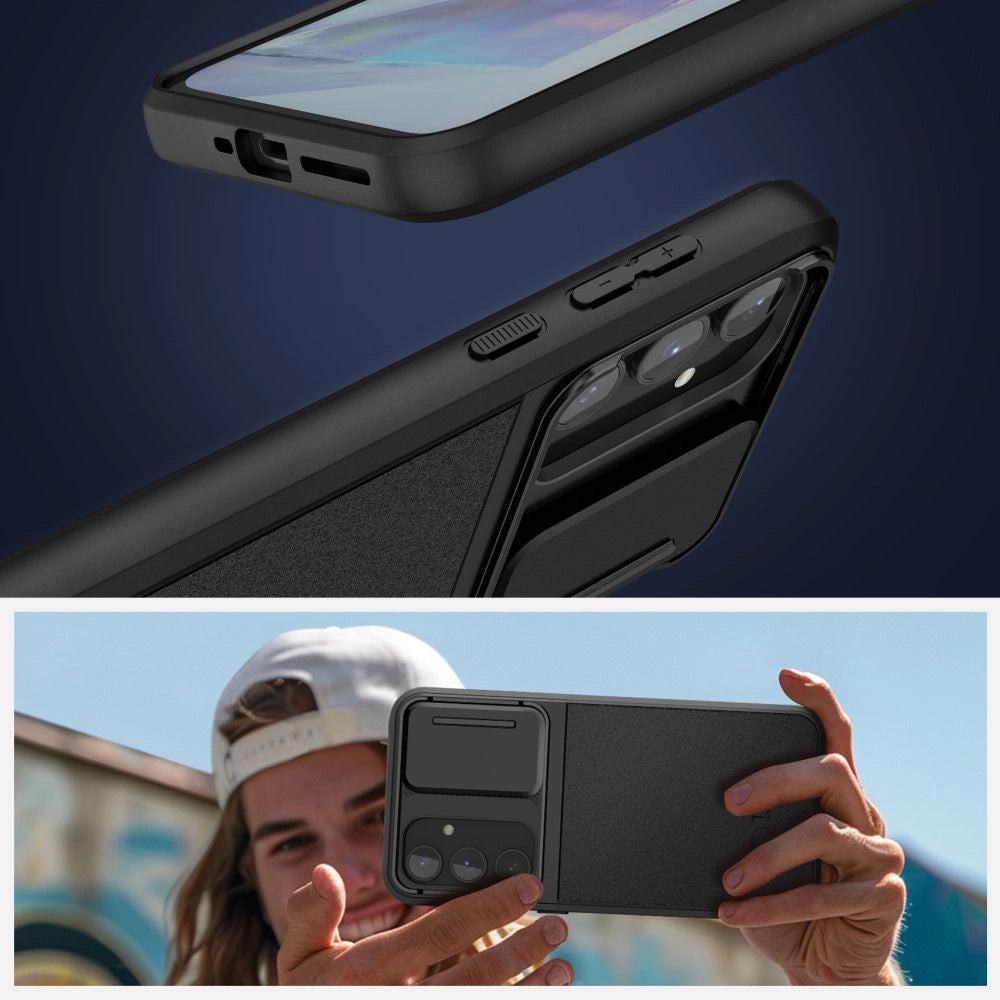 Etui Tech-Protect Velar Cam+ na Samsung Galaxy A55 5G - czarne – zdjęcie 7