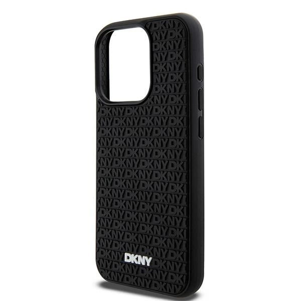Etui DKNY 3D Rubber Repeat Pattern na iPhone 15 Pro Max - czarne – zdjęcie 6
