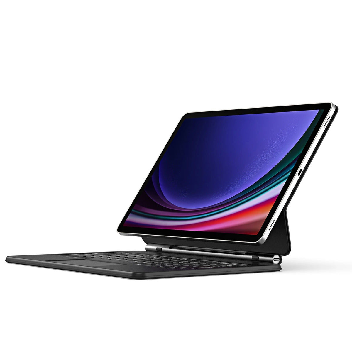 Etui Dux Ducis Keyboard (MK na Samsung Galaxy Tab S9+ / S8+ / S7+ - czarna – zdjęcie 2