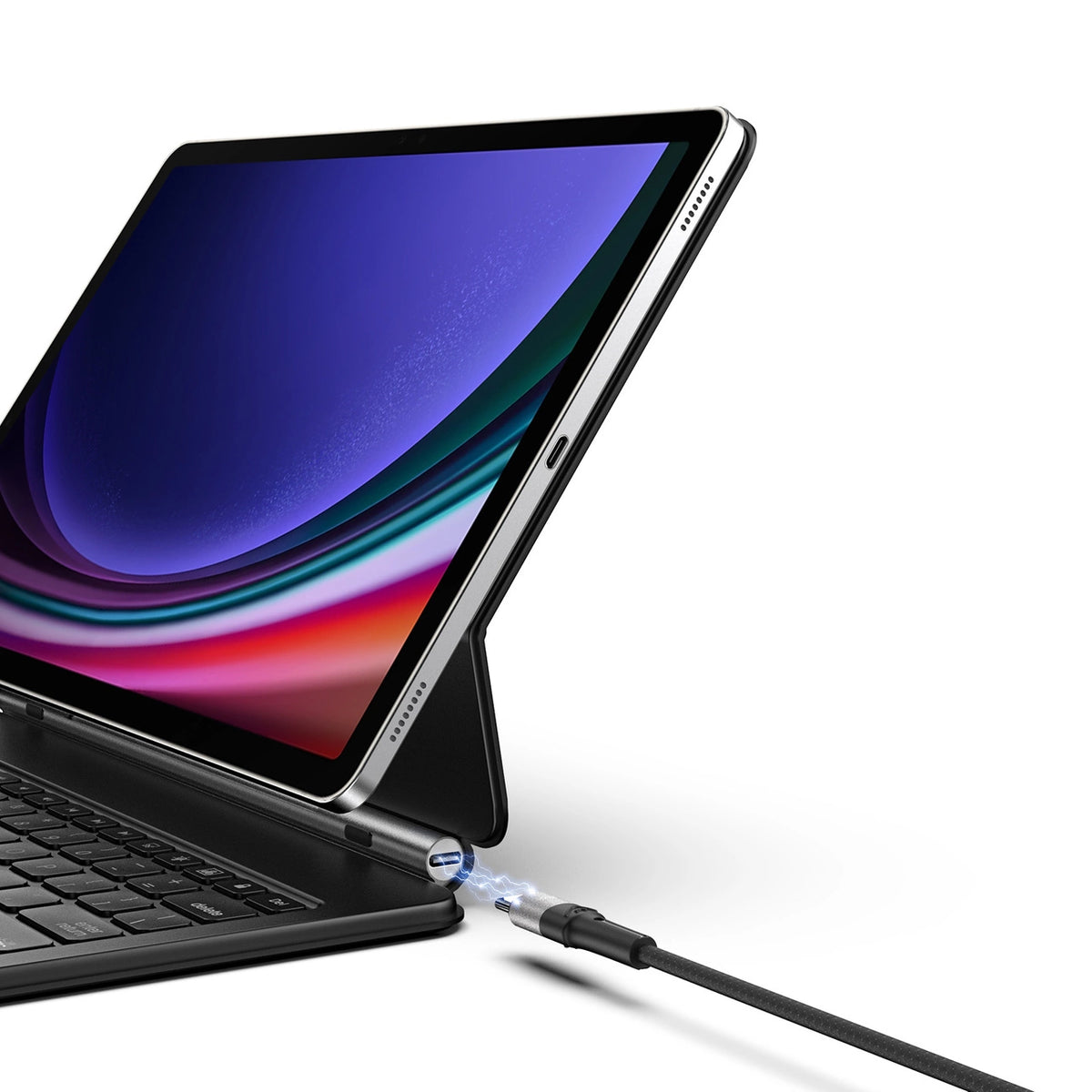 Etui Dux Ducis Keyboard (MK na Samsung Galaxy Tab S9+ / S8+ / S7+ - czarna – zdjęcie 14