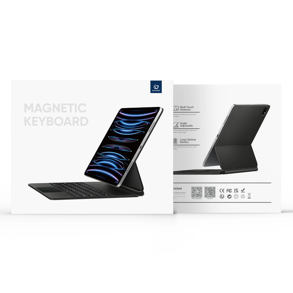 Etui Dux Ducis Keyboard (MK na Samsung Galaxy Tab S9+ / S8+ / S7+ - czarna – zdjęcie 15