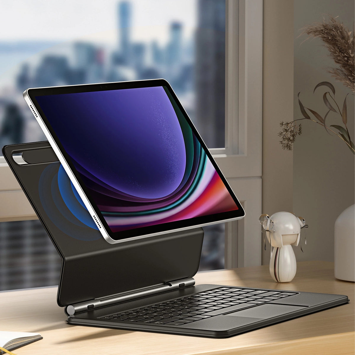 Etui Dux Ducis Keyboard (MK na Samsung Galaxy Tab S9+ / S8+ / S7+ - czarna – zdjęcie 8