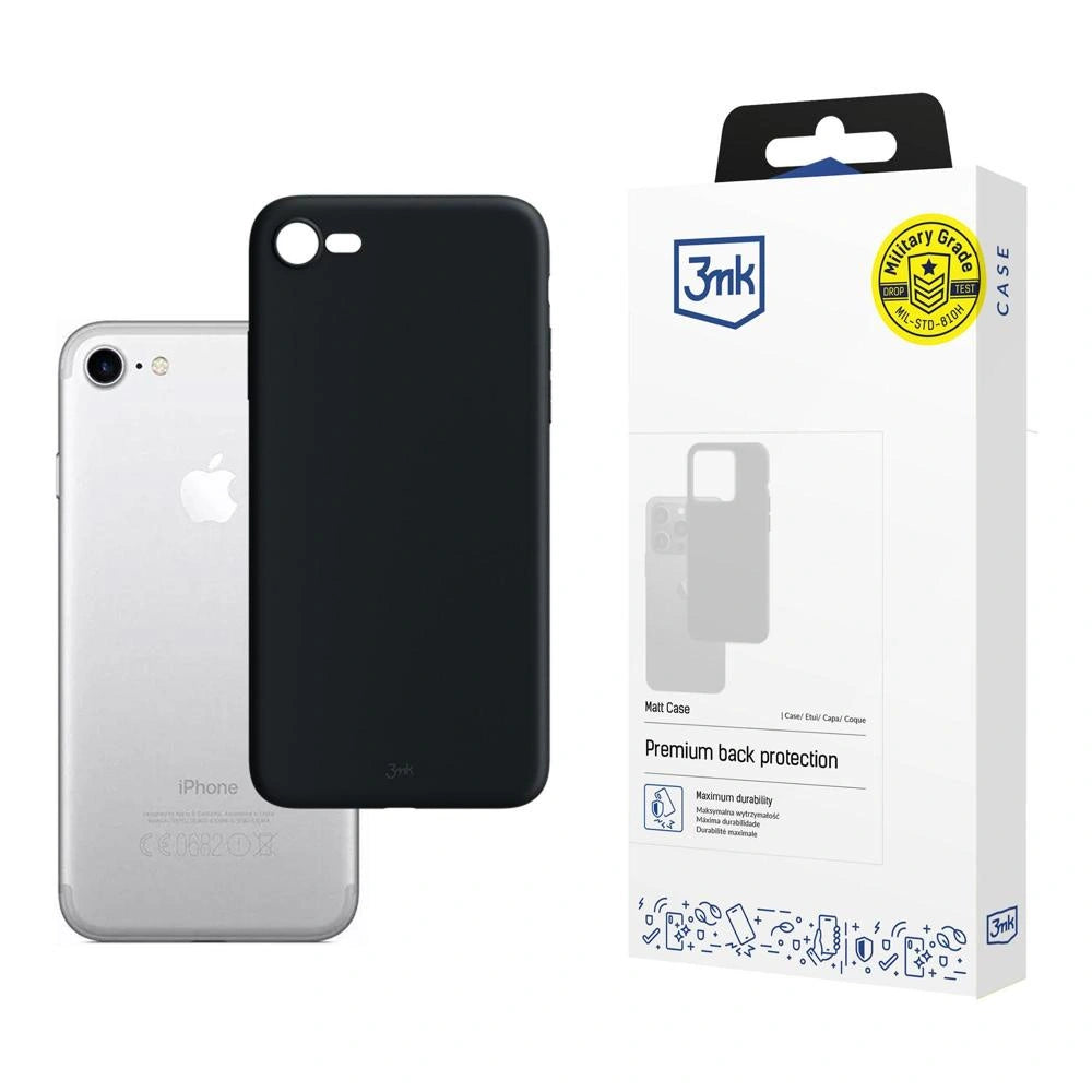 Etui 3mk Matt Case na iPhone 7 / 8 - czarne