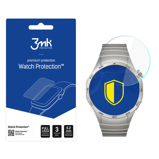 Szkło hybrydowe 3mk Watch Protection na Huawei Watch GT 4 46mm
