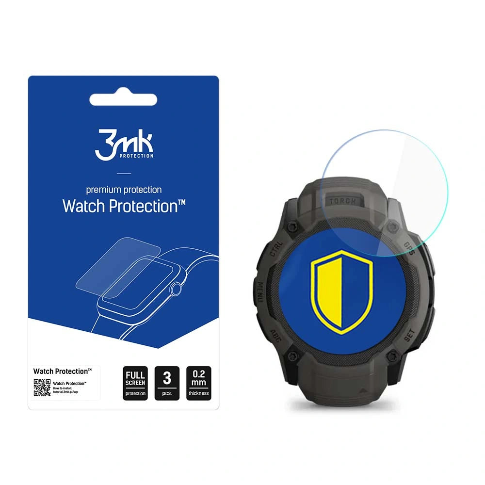 Szkło hybrydowe 3mk Watch Protection v. FlexibleGlass na Garmin Instinct 2X