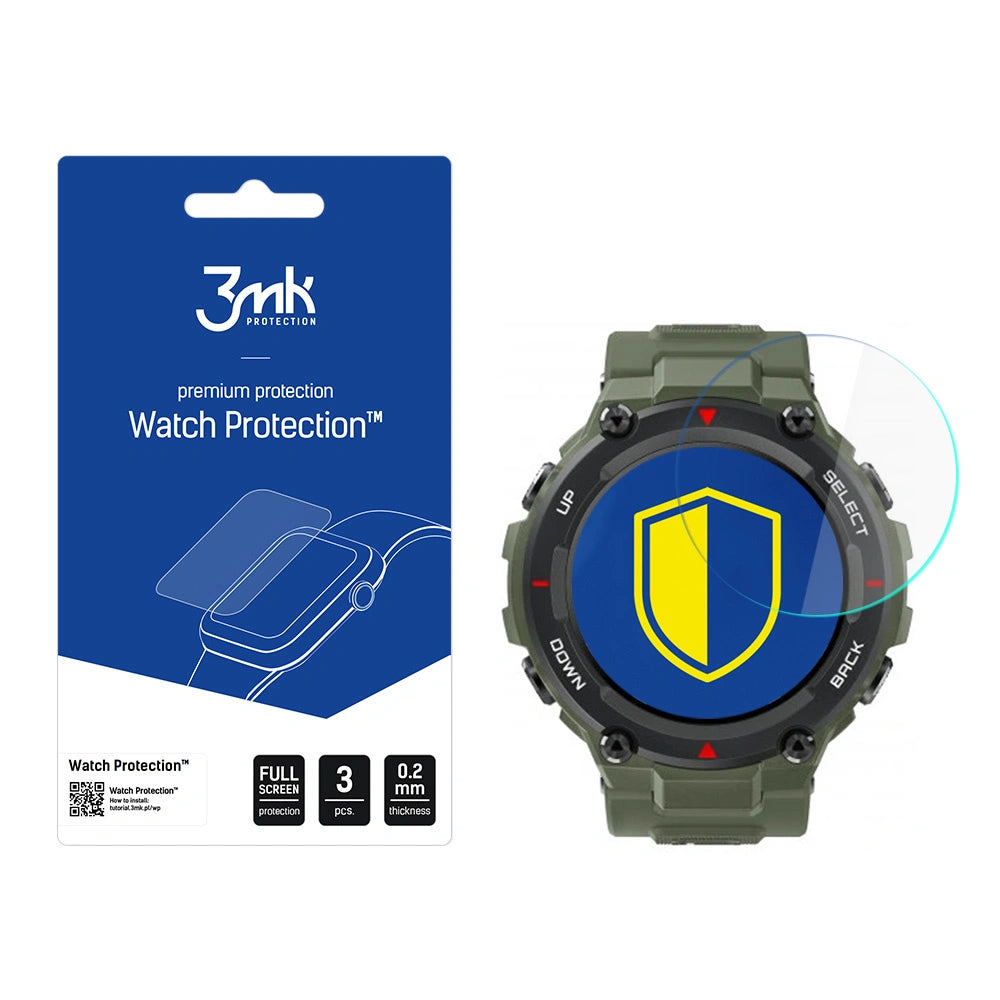 Szkło hybrydowe 3mk Watch Protection v. na Xiaomi Amazfit T-Rex 1.3
