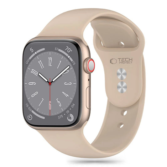 Pasek Tech-Protect Silicone na Apple Watch 38 / 40 / 41 mm - brązowy