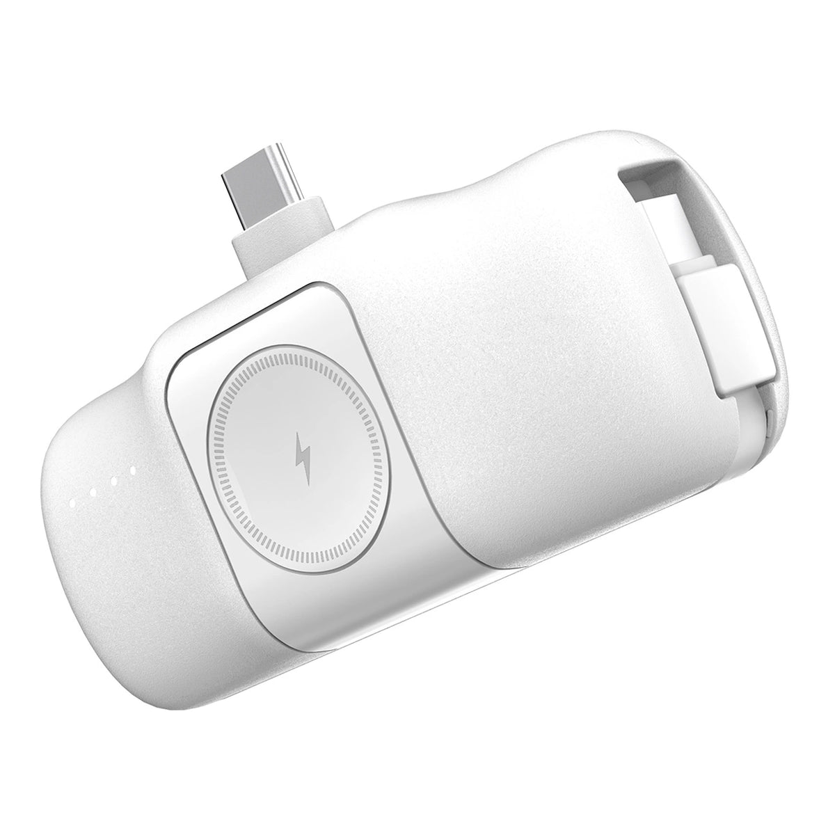 Mini powerbank Wozinsky WF16-YCS 5000mAh 15W USB-C do Apple Watch - biały – zdjęcie 4