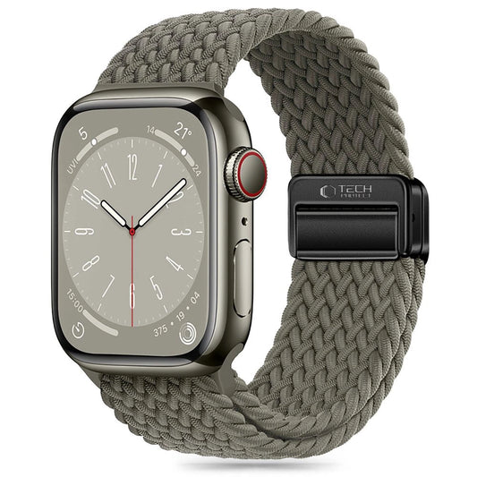 Pasek Tech-Protect Nylonmag do Apple Watch 42 / 44 / 45 / 49 mm - zielony