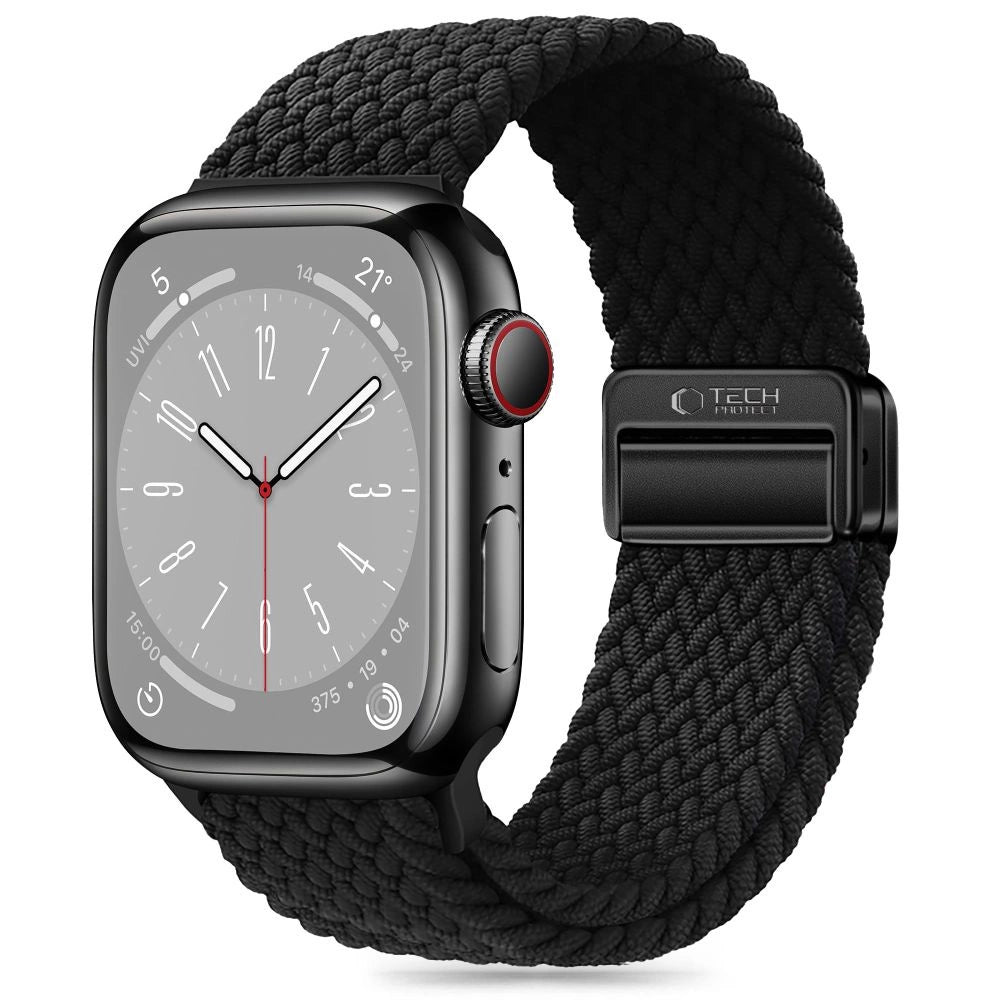 Pasek Tech-Protect Nylonmag na Apple Watch 38 / 40 / 41 mm - czarny