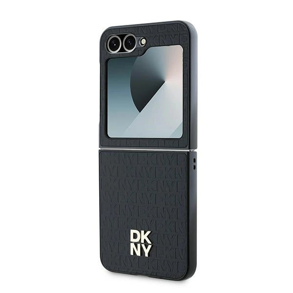 Etui DKNY Repeat Pattern Stack Logo na Samsung Galaxy Z Flip6 - czarne – zdjęcie 6