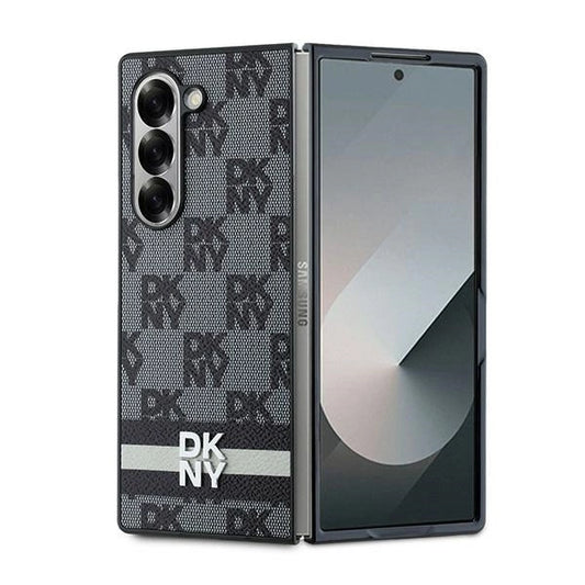 Etui DKNY Chequered Pattern Printed na Samsung Galaxy Z Fold 6 - czarne