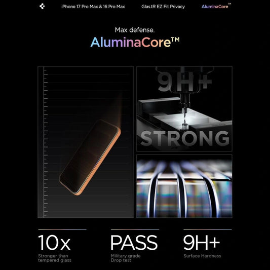 Szkło hartowane Spigen Glas.tR na iPhone 16 Pro Max / 17 Pro Max - 2 szt.