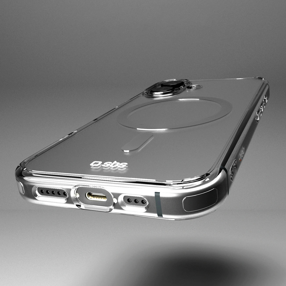 Etui SBS Extreme Mag D3O MagSafe do iPhone 16 Plus - przezroczyste – zdjęcie 7