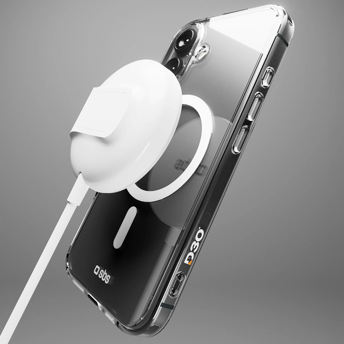 Etui SBS Extreme Mag D3O MagSafe do iPhone 16 Plus - przezroczyste – zdjęcie 9