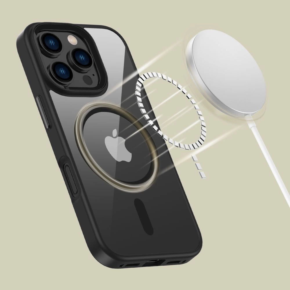 Etui Tech-Protect MagMat MagSafe na iPhone 16 Pro - przezroczyste – zdjęcie 4